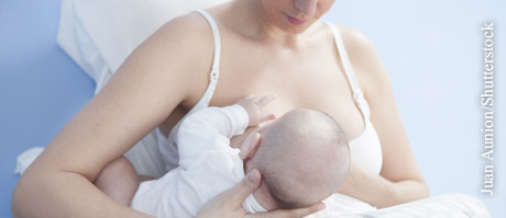  Stillen ist das Beste fürs Baby während der ersten 4 bis 6 Monate.